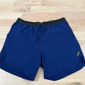 Greyson Men's Navy Performance Shorts with Drawstring Waist